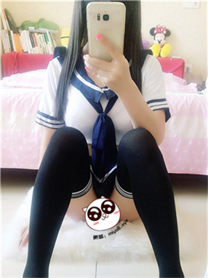 網紅少女-橙香靜靜-VIP視圖包-學生裙和過膝襪