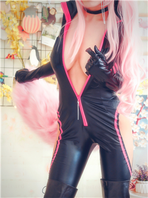 網紅-稚顔醬-Cospaly玉藻前-極致粉色大奶-2019042701