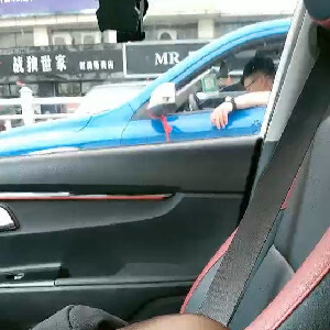 東北肥美短發大姐,下體插著大黑牛鬧市區開車,紅燈停車,故意挑逗旁邊出租車司機[MP4/918M]