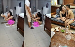 各行各業生意不好做,居家少婦也兼職,撒尿都不放過,把J8塞嘴裏[MP4/384M]