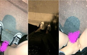 帆布鞋青春軟妹街頭撒尿被看到搭訕,被發現原來是黃播,索性白送小哥壹炮[MP4/284M]