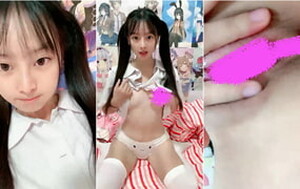 清純可愛石家莊二次元美少女,雙馬尾童趣十足,渾身洋溢著青春的味道[MP4/800M]