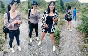 三個鄉村風臊村婦戶外開值播,發位置找附近狼友來艹,餓狼壹般騎行[MP4/434M]