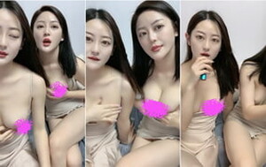 雙胞胎少婦姐妹花,老公都分不清姐妹倆,顏值高身材好,沐洱潤[MP4/597M]