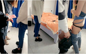 勾搭樓下飯店送貨小妹,2000塊8小時上班比狗都累,把妹子說觸動了收錢配合[MP4/284M]