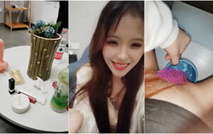 輕度SM調教清純性感社會小妹,綁在架子上用鞭子抽打,騎行打樁機[MP4/314M]