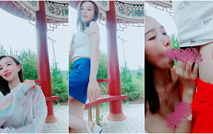 身材極佳美少婦涼亭勾搭乘涼大哥,有沒有看過人家外面打野戰呀,這裏幹好不好[MP4/409M]