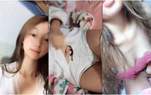 青春活力大學校園嫩妹寢室掰茓誘惑,上鋪室友還在自己在下鋪拉上床簾自摸[MP4/253M]