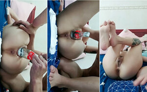 大哥愛掏B,整個手全伸進去不斷掏挖,挖出來不少白漿[MP4/285M]