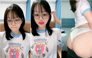 父母眼中的乖乖女,極品可愛眼睛萌妹,肥臀無內壹字馬劈叉,美鮑盡收眼底