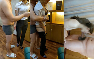 房子難賣,大金鏈社會人大哥潛規則纖瘦好身材房產中介,襯衫西褲制服誘惑[MP4/193M]