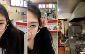 生意不好做啊,漢堡炸雞店老板娘被迫下海,禮物刷到位,到後廚脫下褲子給妳看[MP4/284M]