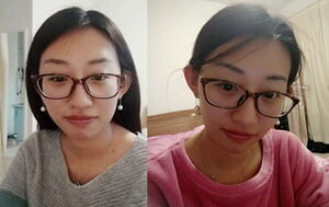 某度雲流出,眼鏡良家反差婊,生活照顯得文靜斯文十足,私下也這麽臊4V+12P