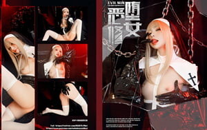 網紅少女-喵小吉-T3級新作-EvilNun惡墮修女篇-88P+2V