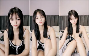 豐滿大奶童顏巨乳妹,性感女仆裝,豐滿肉感少女,兩腿之間超緊無比