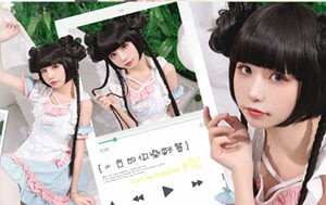 網紅少女-喵小吉-T3級視圖包-小吉的快樂野餐78P+1V