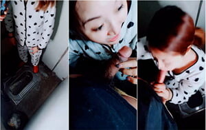 戶外緊張刺激,輕熟阿姨勾引路人進公廁啪啪,免費給艹,熟透了,男的是賺了還是賠了