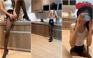 修長黑絲大長腿極品小姐姐,嫩模級身材,黑絲腳丫玩弄J8,深吞吸允愛不釋手