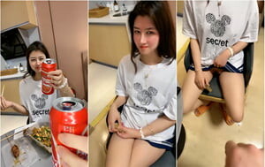 約個妹子吃燒烤,喝啤酒,吃飽喝足刷刷牙直接拉到旁邊床上啪啪,妹子很主動