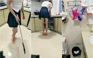 拜訪哥嫂,老哥不在家,勾搭風臊饑渴黑絲大嫂,半推半就推倒,扒開內褲壹看濕透了