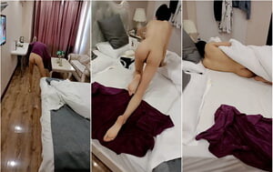 紋身社會人情侶賓館啪啪,小姐姐短發很有氣場,有點女漢子,小茓剛刮了毛