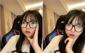 微胖眼鏡小胖妞,兩腮胖嘟嘟很可愛,小甜甜合集11V