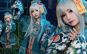 網紅少女-喵小吉-T3級《子不語》主題福利視圖包90P+2V