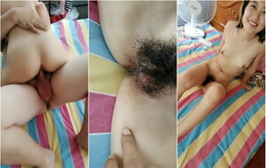 肥龍瘦猴壹起3P嬌小玲瓏短發妹子，看起來年紀不太大，雙洞齊開