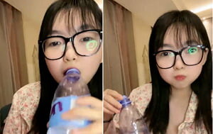 純甜包子臉可愛眼鏡小胖妞,兩腮胖嘟嘟的十分可愛,按住爆艹,肉肉的身體太爽了