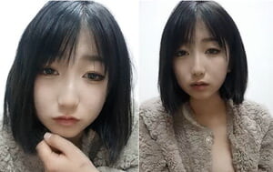 短發呆萌可愛00後虎牙妹，青春無敵，被爆艹噴水，床單濕了壹片