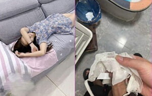 大神勾搭墻上隔壁新搬進來的黑絲美女鄰居，聞到氣味就硬梆梆109P+2V