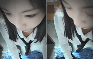 私人美女秘書，辦公室按倒在桌上褕情，無毛嫩鮑，怕太大聲被發現低聲呻吟