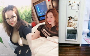 快手肥臀40路阿姨，被土豪大哥砸錢砸到頭暈，出軌啪啪，大量生活照流出1152P+16V