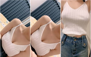 完美胸型，美乳氣質小姐姐，這大奶子太完美了，可以進入教科書