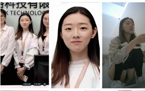 電子廠4K原版-廁拍上過電視臺受表彰的傑出女青年和她的女同事們14V